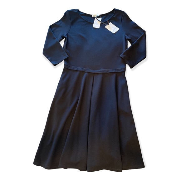 Reiss Hawn Fit and Flare Black Dress | 10 - Picture 2 of 12